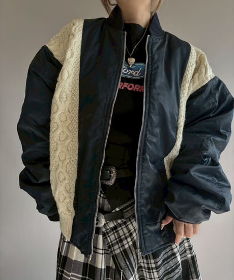 【RE;CIRCLE】 RE MA1 × Alan Knit Jacket / 251204-007