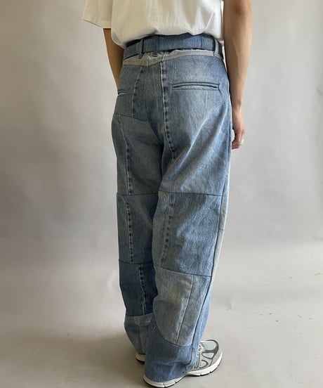 【RE;CIRCLE】 RE Denim PatchWork Pants / 230522-003