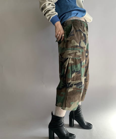 【USED】 US. Army BDU Pants Cut Off / 241116-024