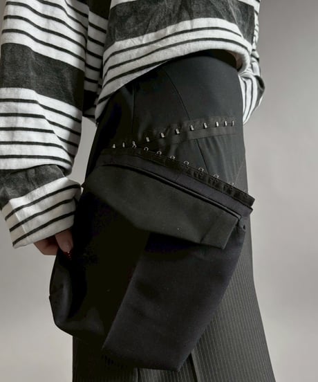 【RE;CIRCLE】 RE Suit Asymmetry Long Skirt / 260129-012