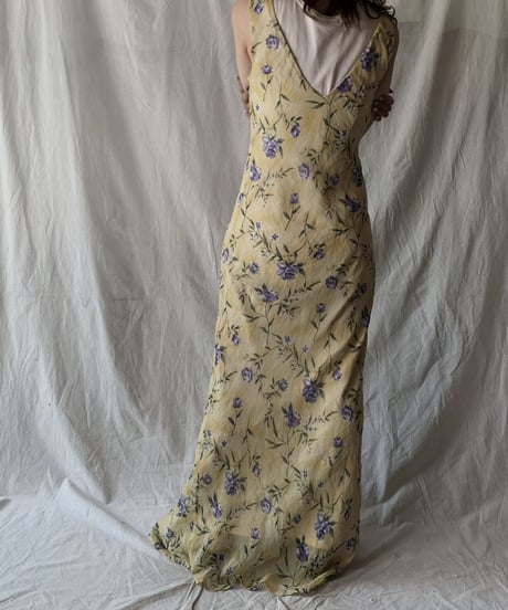 【USED】 Flower Patterned Camisole Dress/210421-008