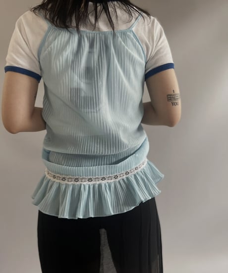 【RE;CIRCLE】RE Code Lingerie Camisole Top  / 230817-006