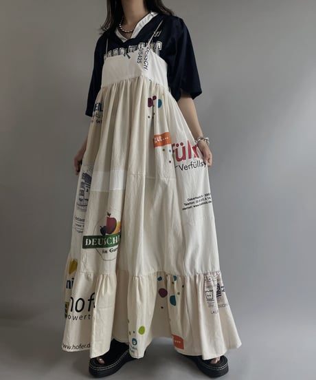 【RE;CIRCLE】RE Eco-Friendly Bag Camisole Long One-piece / 230622-013