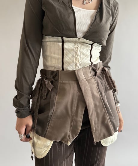 【RE;CIRCLE】 Re Suit Skirt / 250918-004