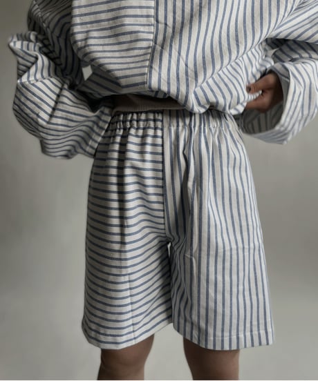 【RE;CIRCLE】 RE Netherlands Sheets Border Switch Shorts / 220423-004