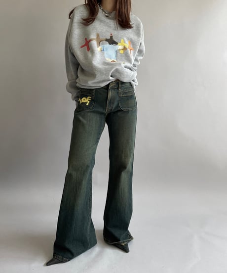 【USED】 END IS NEAR GAP Flare Denim Pants / 241012-012
