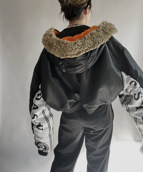 【RE;CIRCLE】 RE Short Soccer Muffler MA-1 / 230126-012