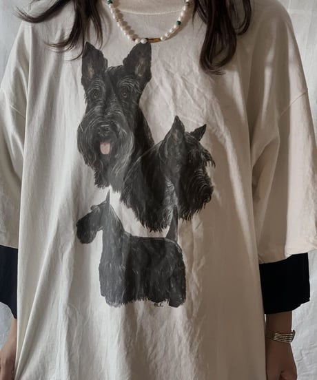 【USED】S/S T-shirt DOG② /210604-005