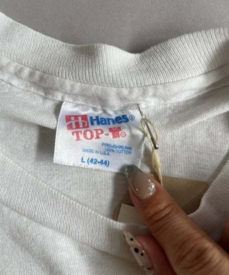 【USED】 Made in USA 80's Hanes People T-Shirt /240729-069