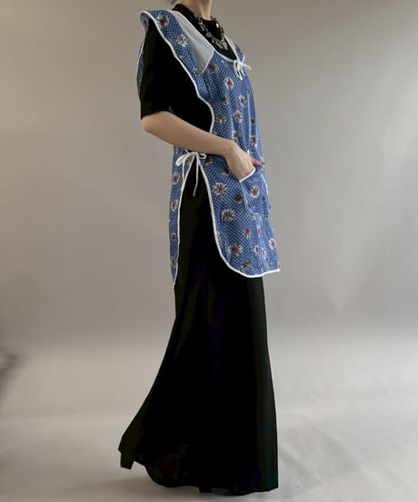 【USED】 Flower Pattern Euro Apron / 260321-016