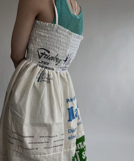 【RE;CIRCLE】 RE Eco-Friendly Bag Camisole One-piece / 220804-025