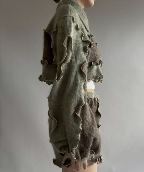 【RE;CIRCLE】 RE Mellow Mohair Knit Set up/ 251127-001