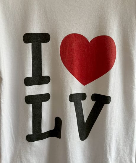 【USED】 RESIZED FRUIT OF THE LOOM I♡LV T-Shirt / 260627-013