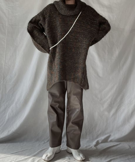 【USED】    Mohair Knit Top④/211216-005