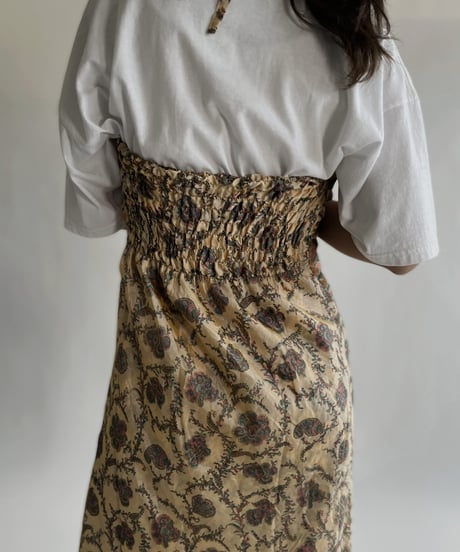 【USED】 Sleeveless Paisley One-piece / 220611-009