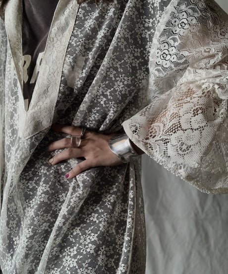 【RE;CIRCLE】 RE Lace Open Collar One-piece①/210630-004