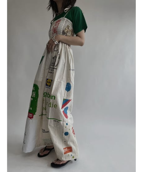 【RE;CIRCLE】 RE Eco-Friendly Bag Camisole One-piece / 220804-024