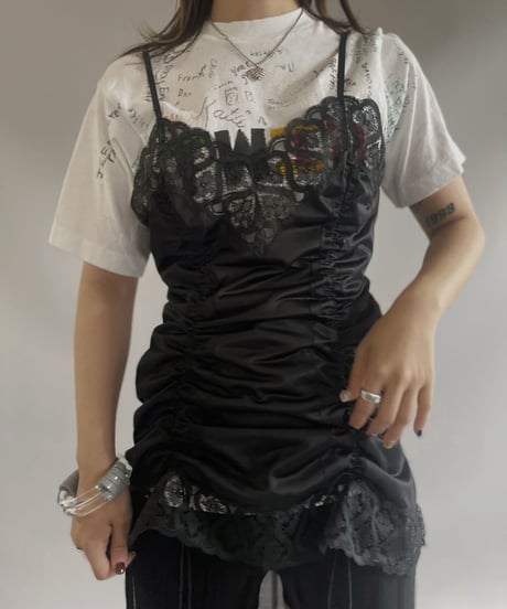 【RE;CIRCLE】RE Code Lingerie Camisole Top  / 230817-008