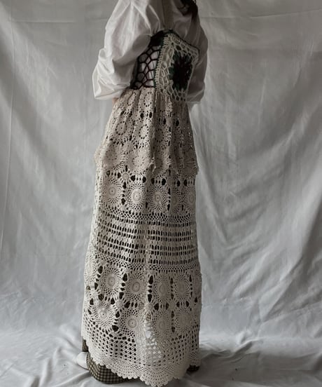 【RE;CIRCLE】 RE Granny × Crochet N/S One-piece②/211014-018