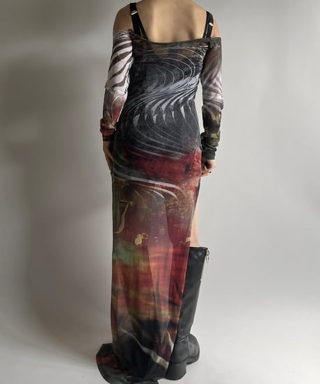 【USED】 JADED Design Sheer Camisole one-Piece /250208-020