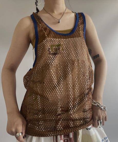 【USED】  Mesh Tank Top/ 230727-026
