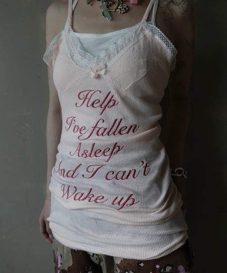 【RE;CIRCLE】 Re Embroidered Camisole Top  /  250724-012