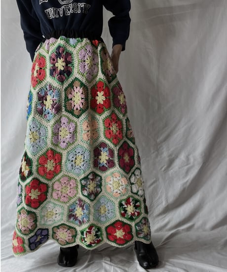 【RE;CIRCLE】 RE Granny Long Skirt⑧/211110-015