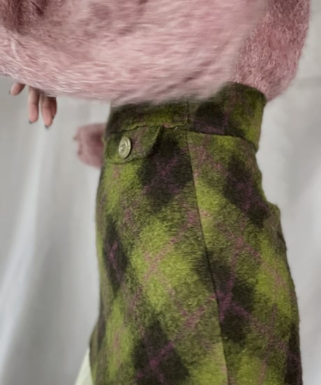 【USED】 Wool Skirt made in Italy / 220107-003
