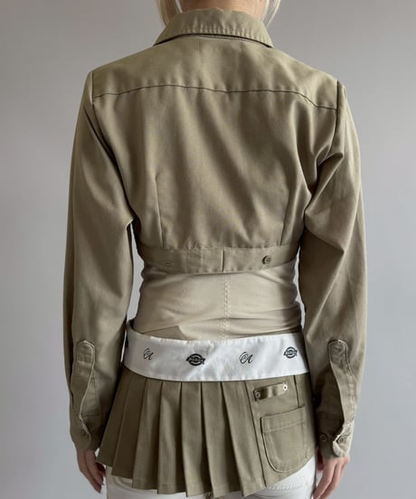 【Chinatsu Aoyama】 RE Makers Shirt Khaki / 260702-028