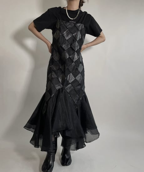 【USED】 Poly Camisole One-piece + Stole / 220702-011