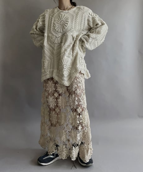 【RE;CIRCLE】 RE Crochet One-piece / 230330-003