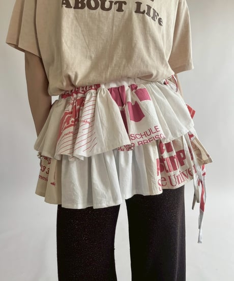 【RE;CIRCLE】 Re Eco Bag Maki Skirt /  250417-015