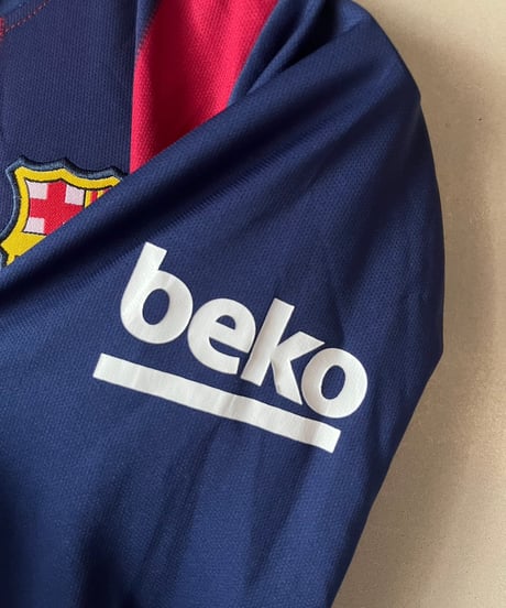 【USED 】Nike FC BARCELONA Soccer Shirt /240603-035