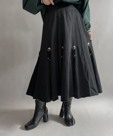 【USED】  Circle T By Marilyn Lenox Long Skirt  / 221126-037