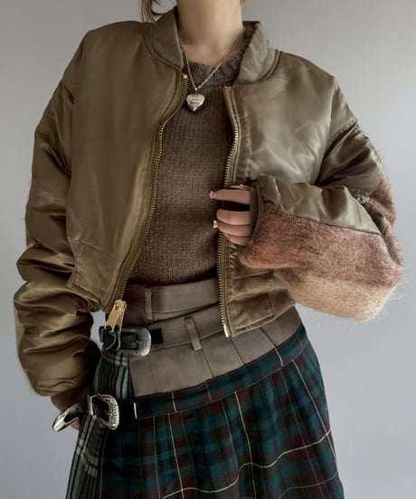 【RE;CIRCLE】 RE MA1 × Mohair Knit Jacket / 251204-001