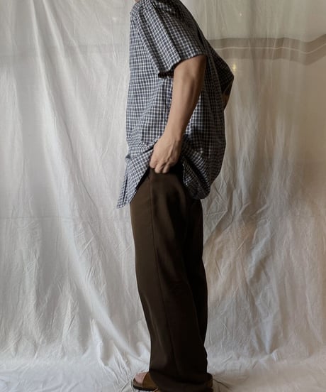 【USED】 Ralph Lauren Plaid S/S Shirt②/220613-015