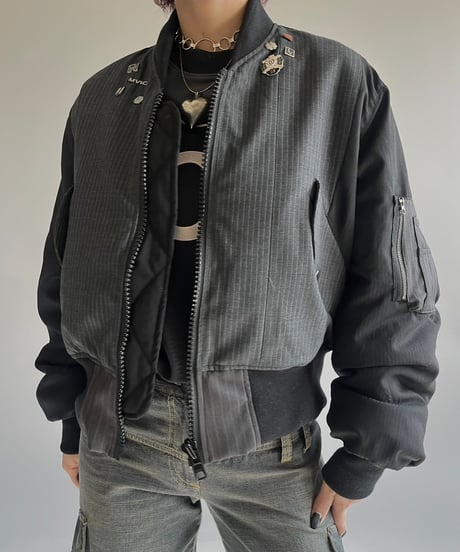 【RE;CIRCLE】 RE Suit Bomber Jacket / 250102-006