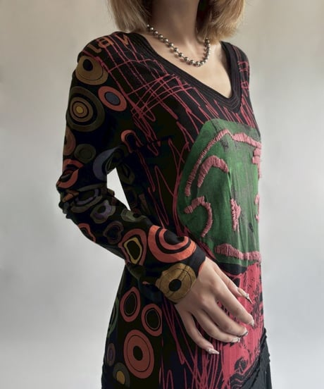 【USED】 Desigual.  L/S design One-Piece  /250906-022