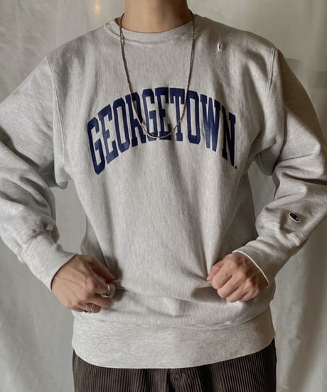 【USED】 90's Mexico Champion Reverse Weave Sweat GEORGE TOWN / 210127-043