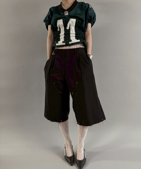 【RE;CIRCLE】 Shirring Football Shirt  /  250904-004