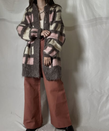 【USED】  Mohair Knit Cardigan /211110-036