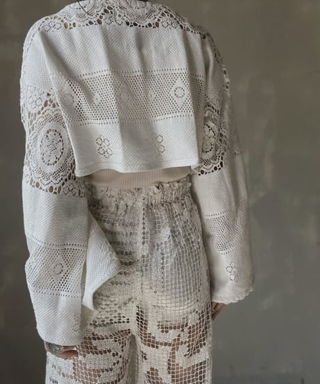 【RE;CIRCLE】 RE Crochet L/S Top⑧/20220317-013