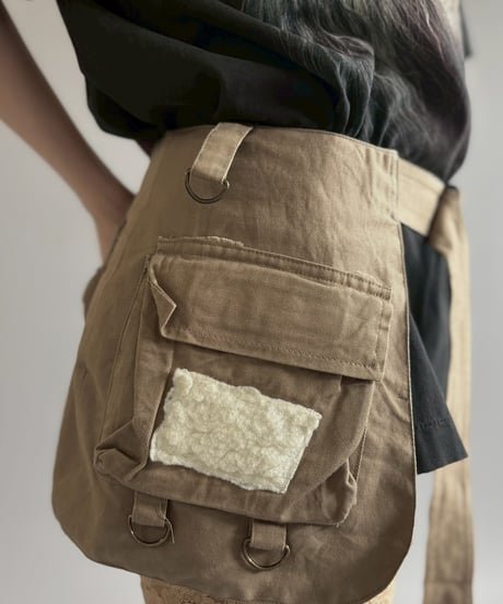 【RE;CIRCLE】  RE Fishing Vest Belt Bag / 260601-007