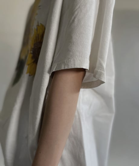 【USED】 Naturals Short Sleeved T-shirt "Sunflower" / 220625-023