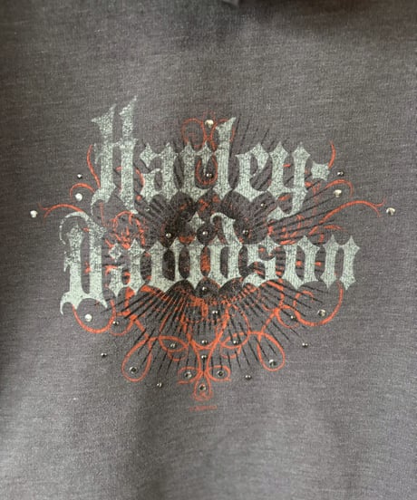 【USED】 HARLEY-DAVIDSON Raglan Sleeve Zip Parka / 260418-047