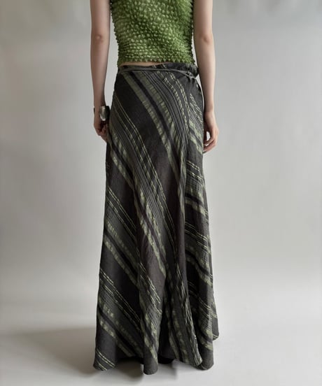 【USED】Design Long Skirt/250823-007