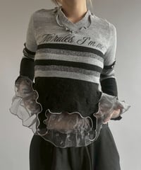 【Chinatsu Aoyama】 RE Mellow V-Neck Knit /  251023-015
