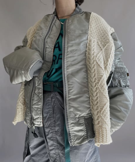 【RE;CIRCLE】 RE MA-1 Alan Docking Jacket / 221208-011
