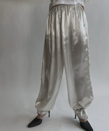 【USED】 Satin Easy Pants / 220514-007