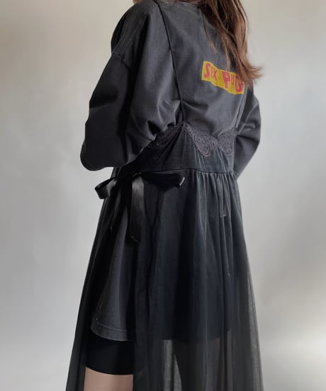 【USED】  See-through Camisole One-piece / 220409-022